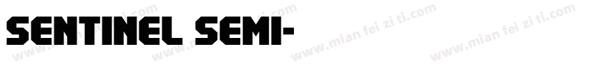 Sentinel Semi字体转换